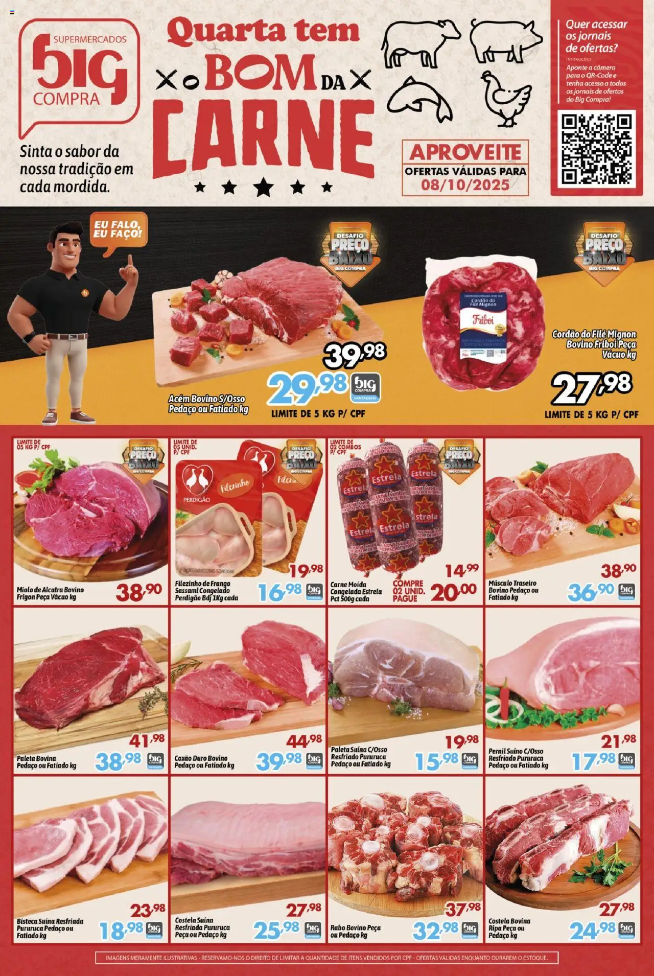 Big Compra folheto "Ofertas Bom da carne" válido a partir de 08/10/2025 - número de página 1