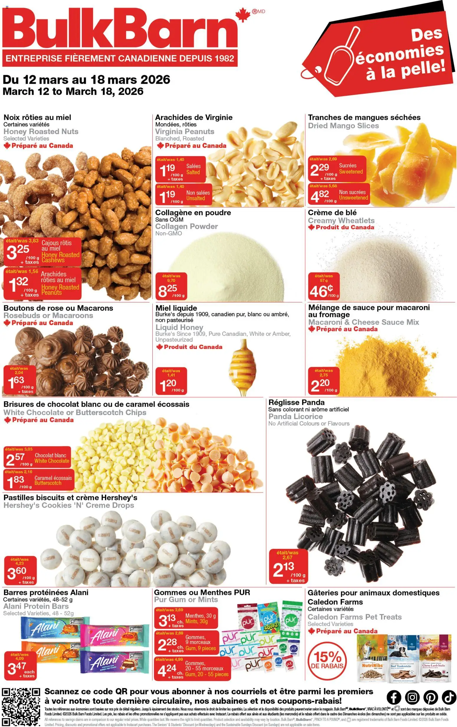 Preview of leaflet Bulk Barn weekly flyer / circulaire from shop Bulk Barn is valid from Mar 12, 2026