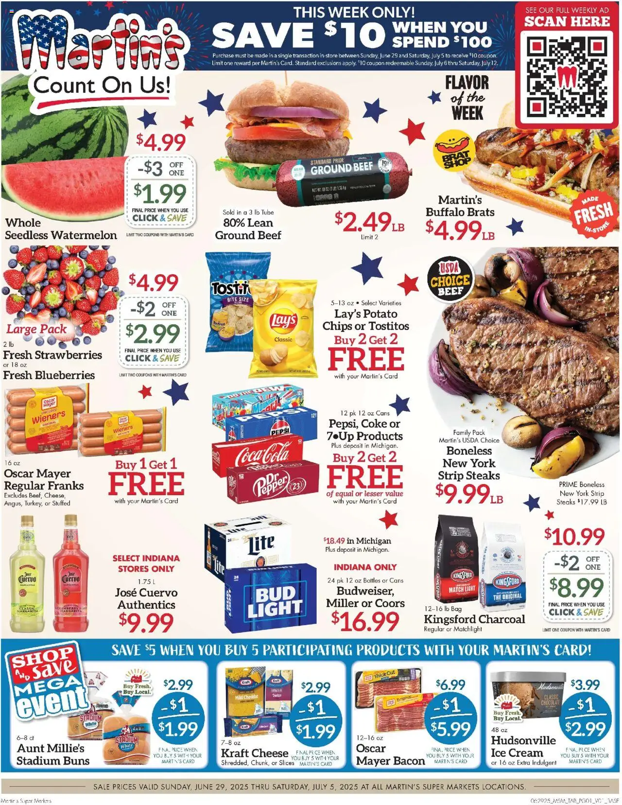 Martin’s Weekly Ad from 06/29/2025 - Flyer - Page number 1