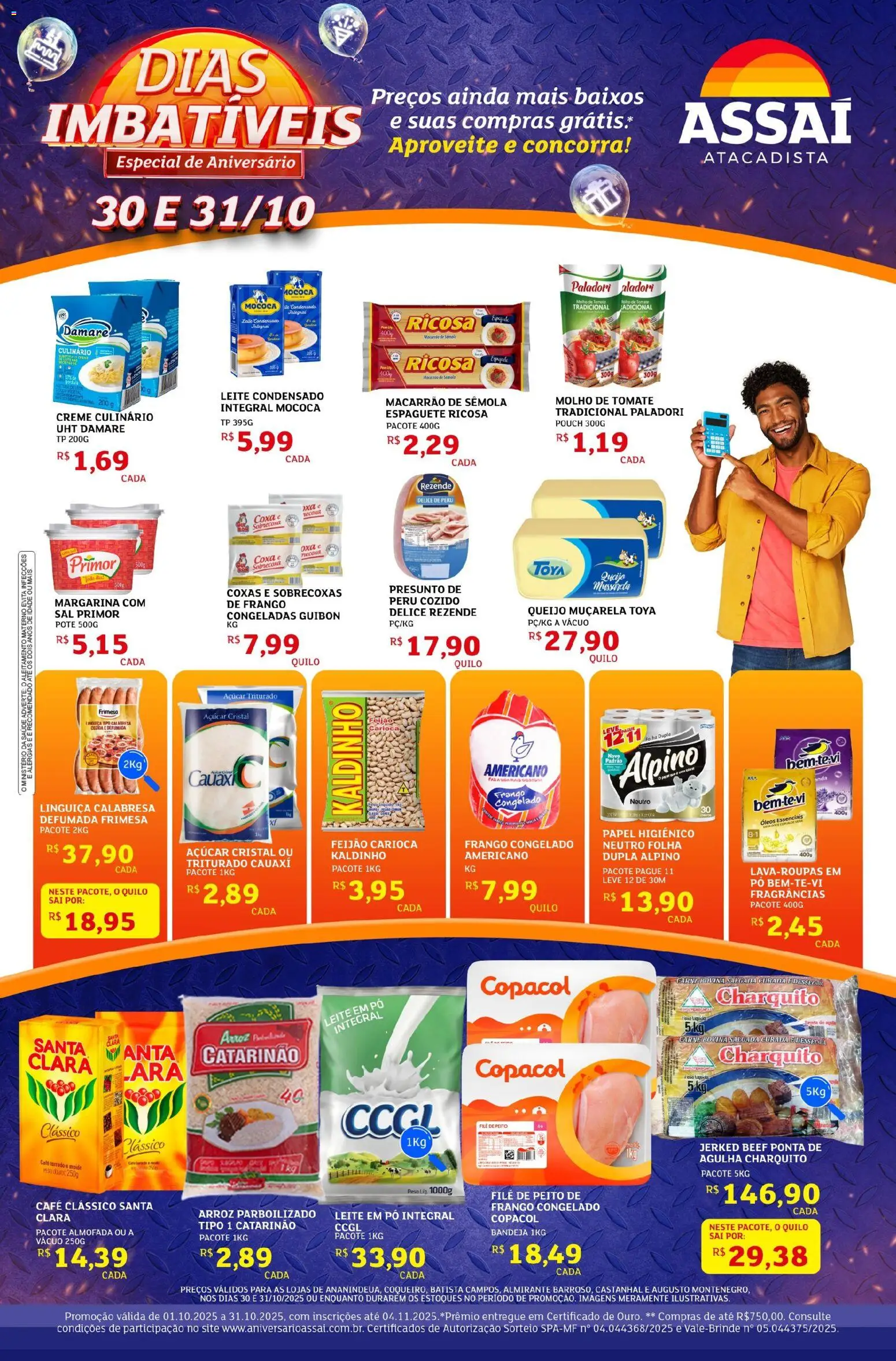 Pré-Visualização do folheto "Encarte - PA" da loja Assaí Atacadista válido a partir de 30/10/2025