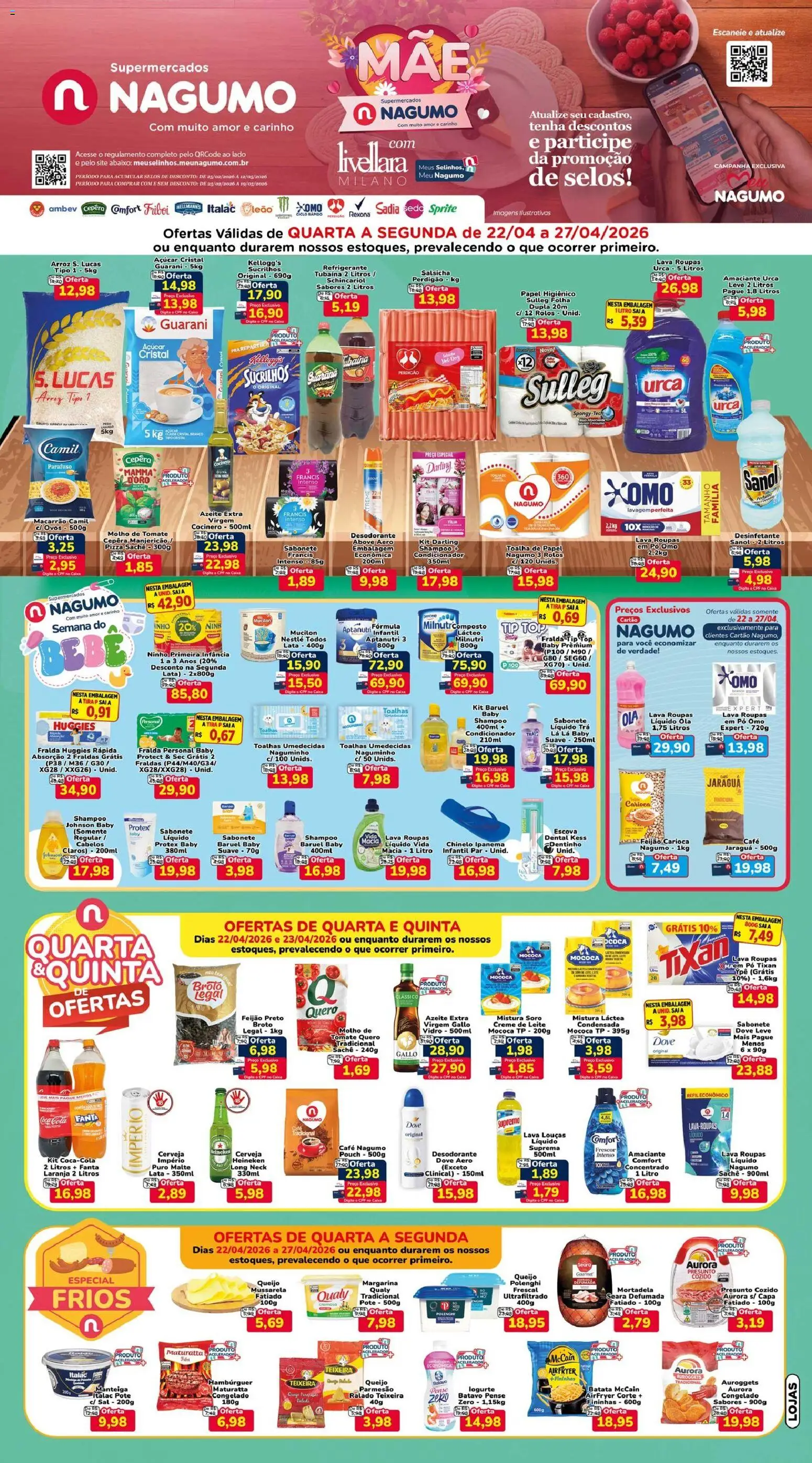 Pré-Visualização do folheto "Nagumo - Ofertas da semana" da loja Nagumo válido a partir de 22/04/2026