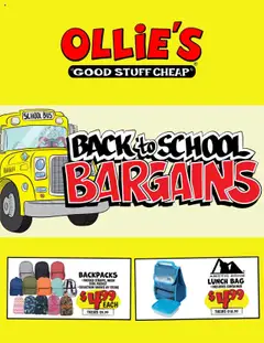 Ad Preview of Ollie's Back to School from 07/09/2025