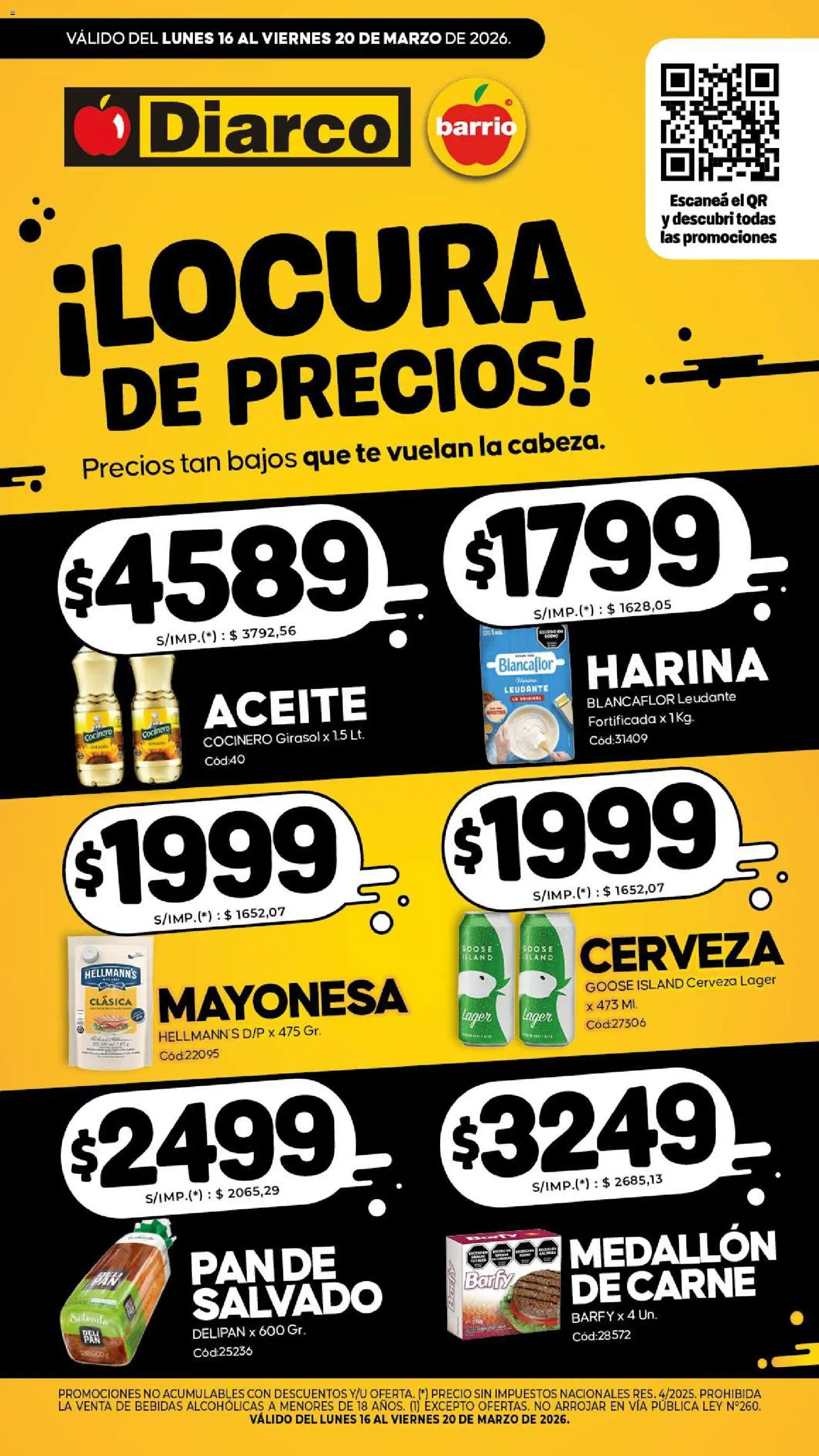 Vista previa del folleto de la tienda Diarco válido desde el 16/03/2026 