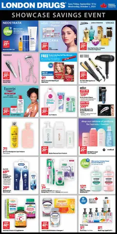 Preview of leaflet Showcase Insert from shop London Drugs is valid from Sep 19, 2025