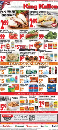 Ad Preview of King Kullen Weekly Ad from 10/24/2025