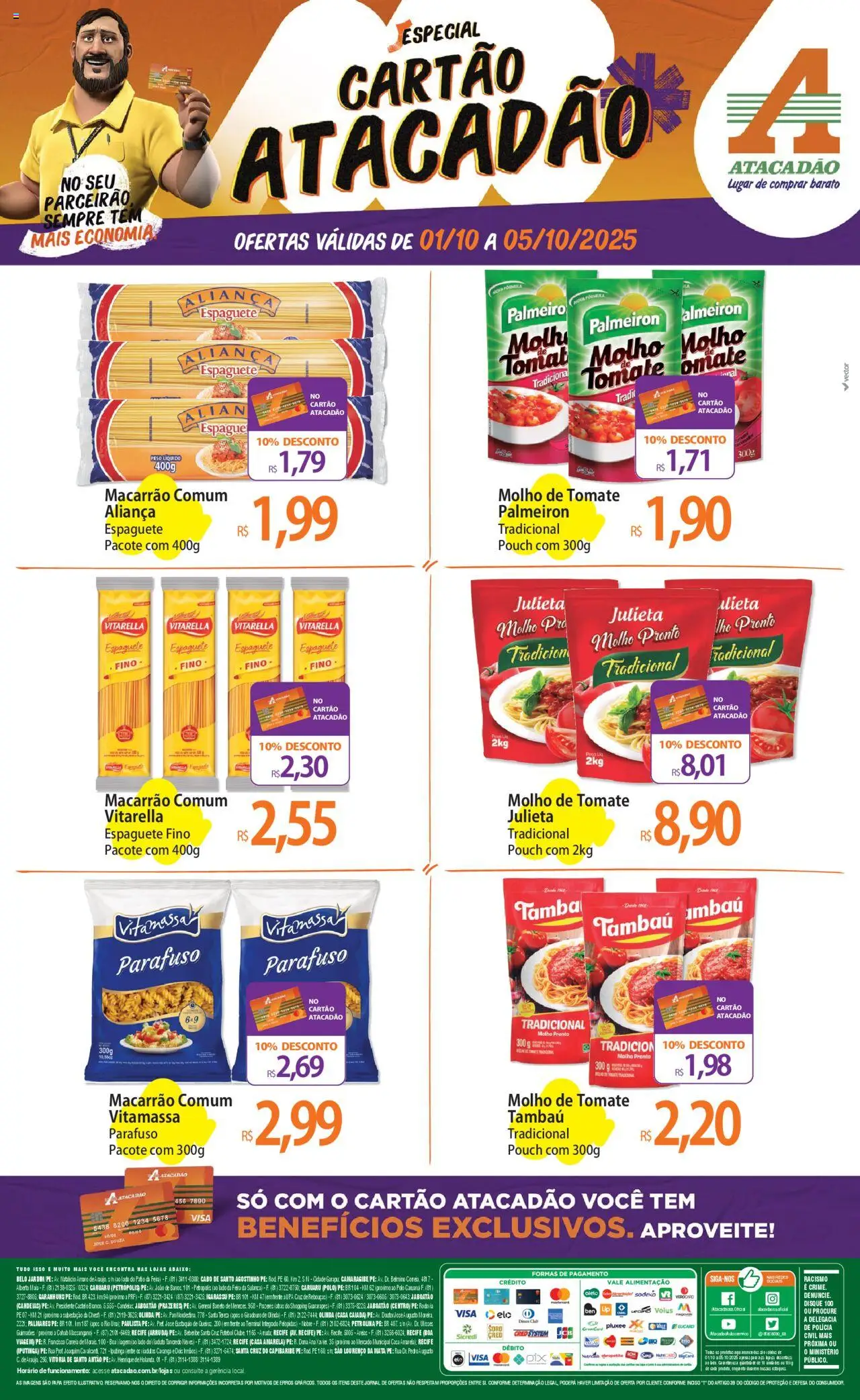 Atacadão folheto "Ofertas - PE" válido a partir de 01/10/2025 - número de página 1