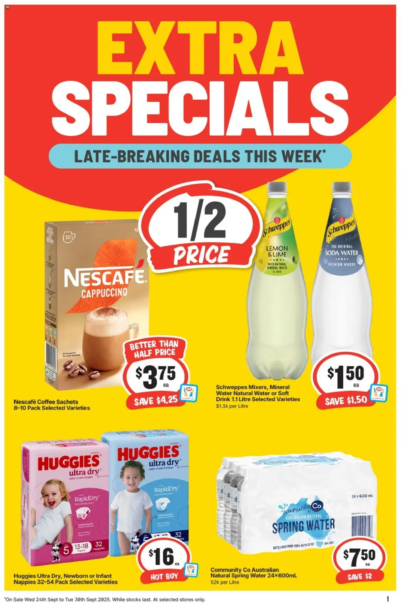 IGA catalogue valid from 24/09/2025 - page 1