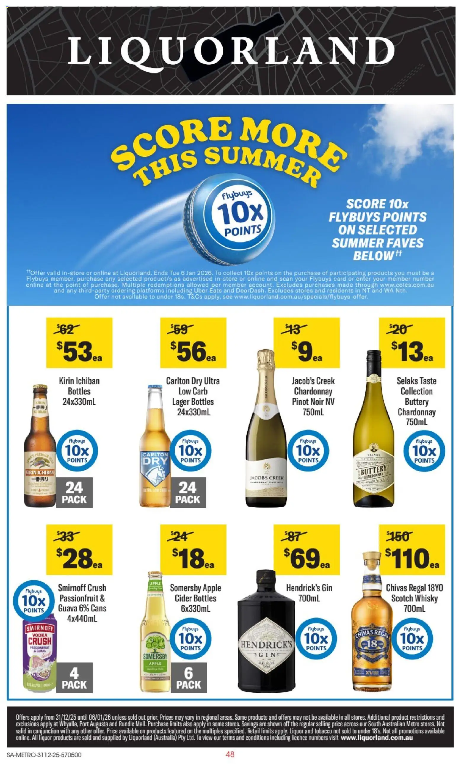 Preview of catalogue Catalogue SA from shop Liquorland valid 31/12/2025