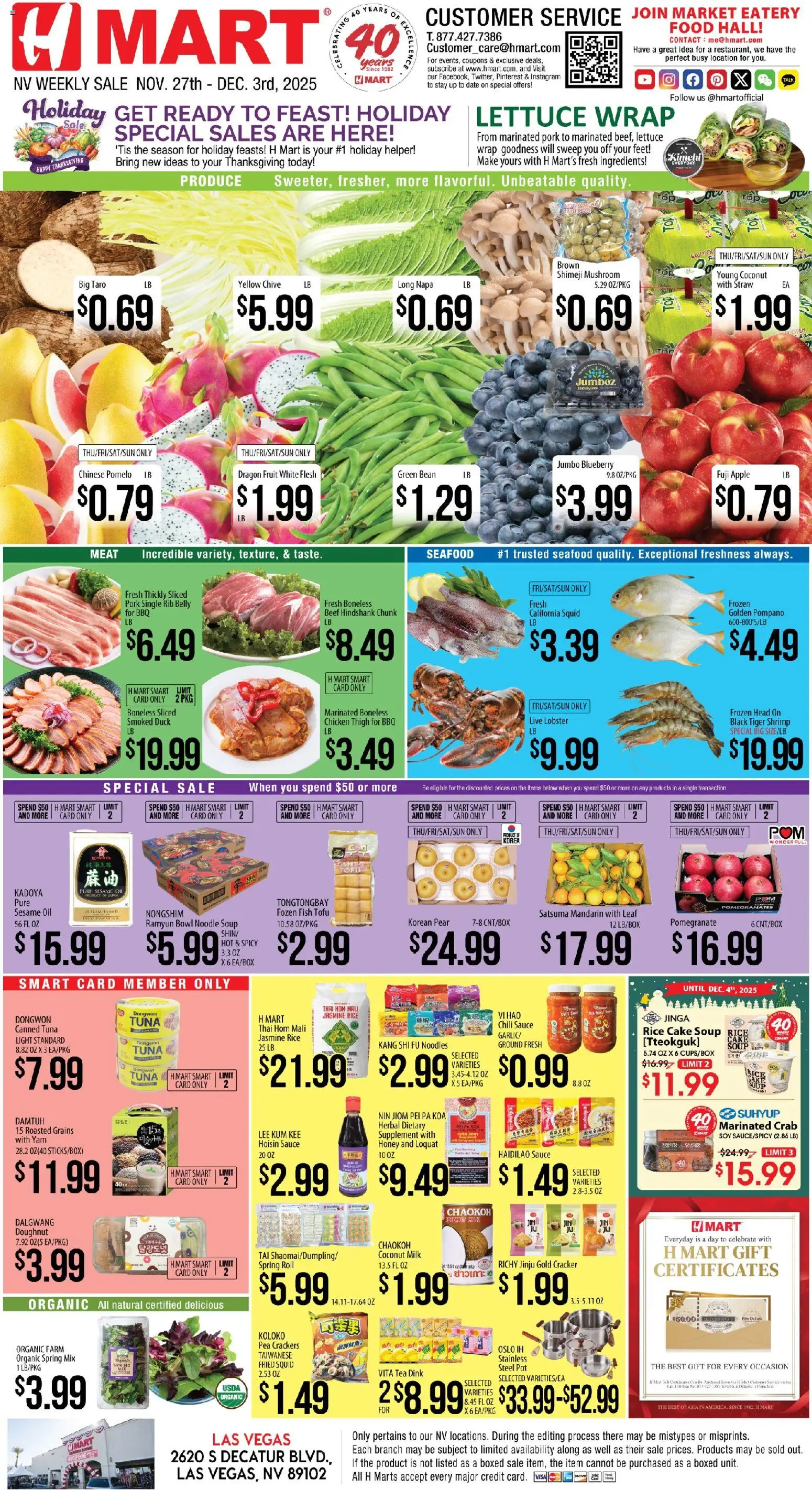 Ad Preview of Hmart ENGLISH - Nevada from 11/27/2025