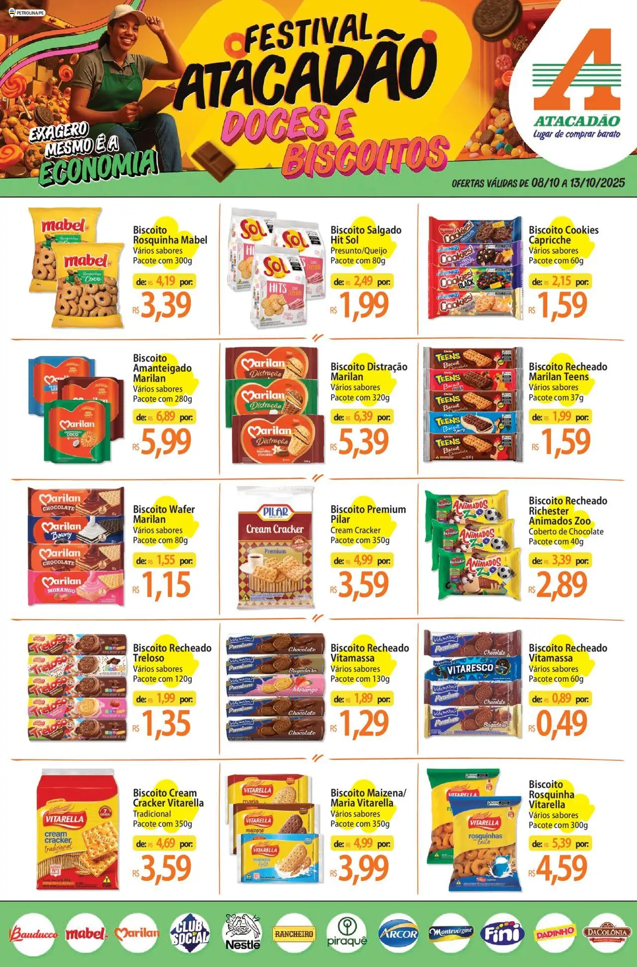 Atacadão folheto "Ofertas - PE" válido a partir de 08/10/2025 - número de página 1