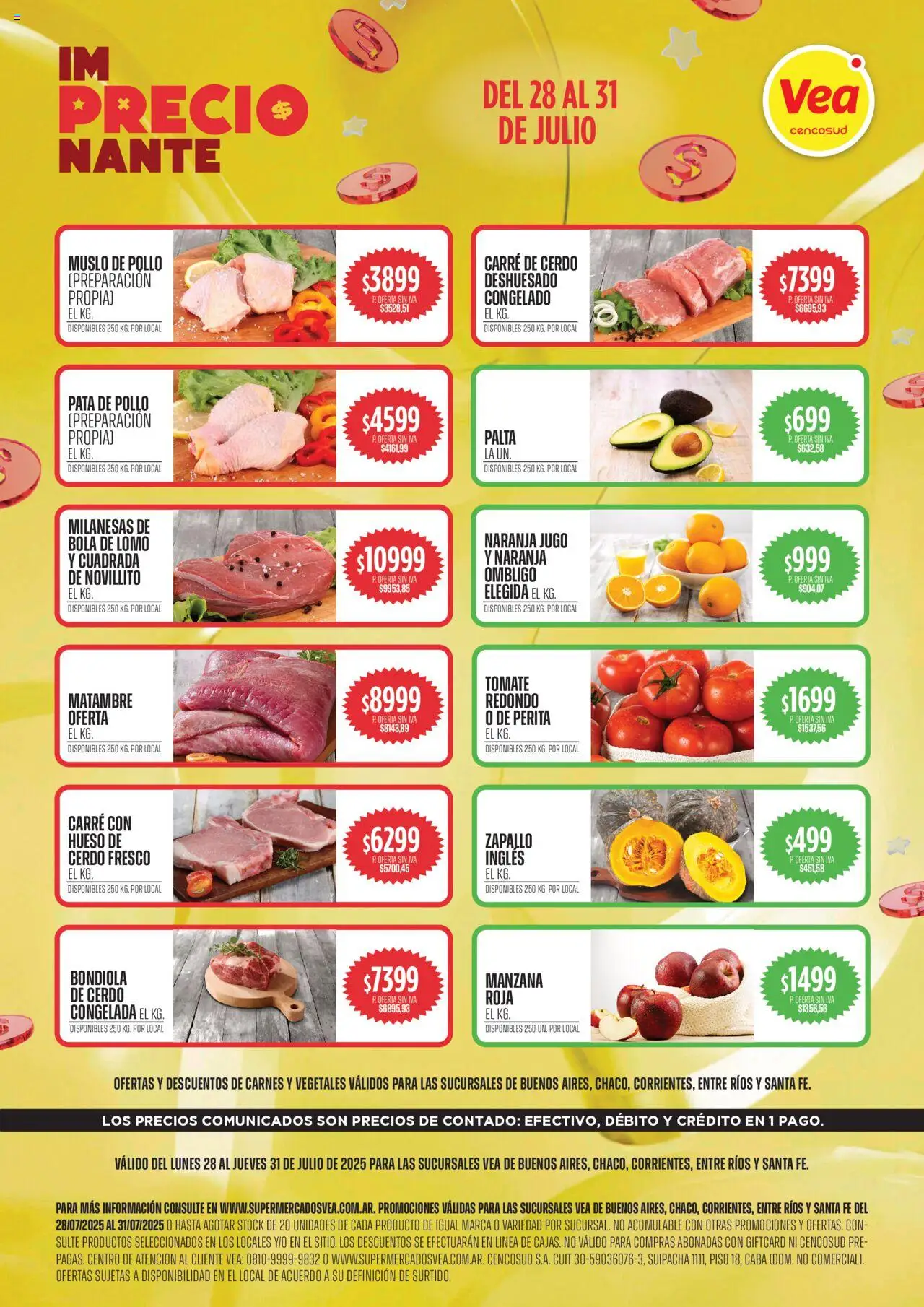 Vea Ofertas del 28/07/2025 >> Catálogo