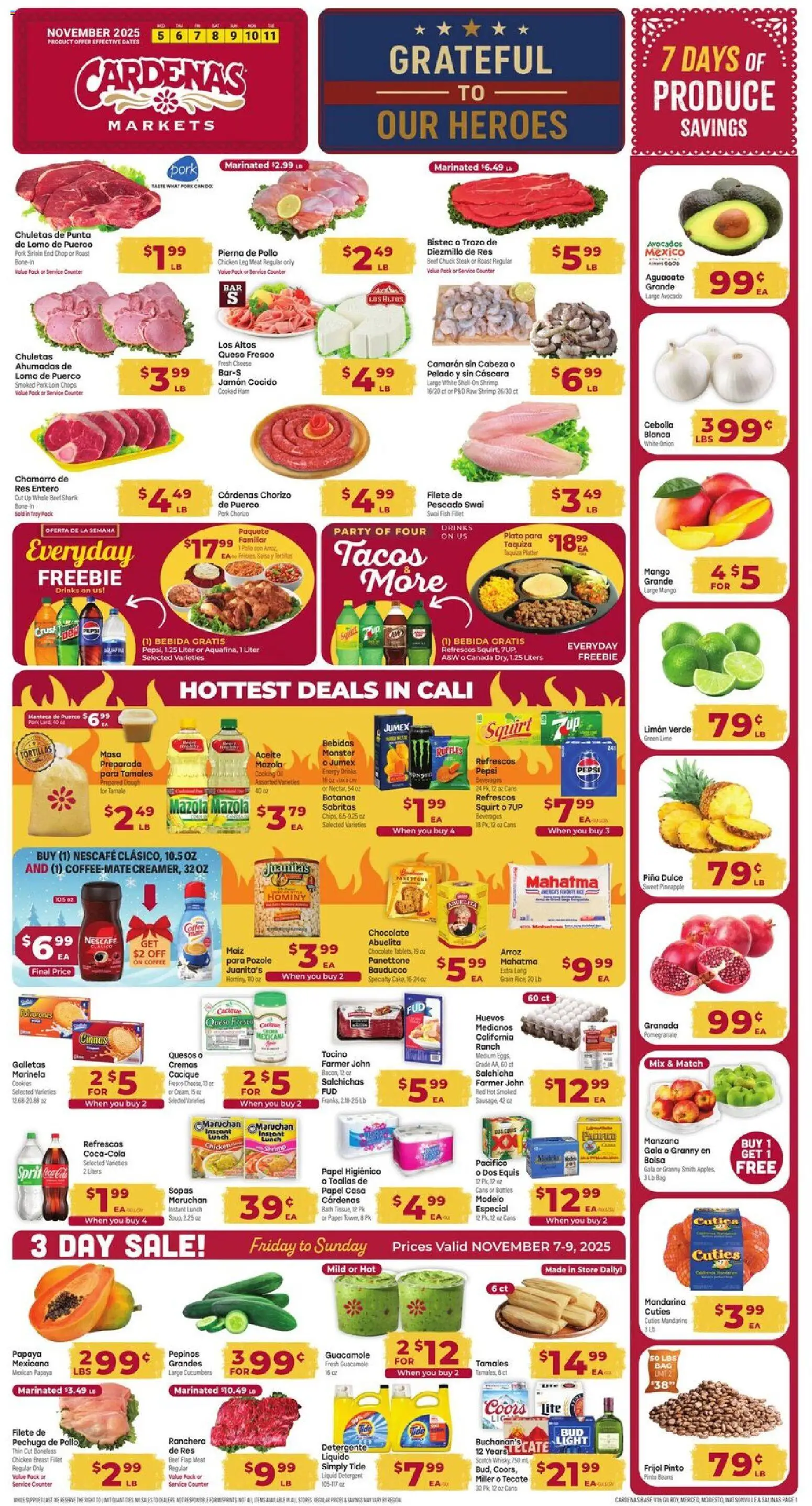 Ad Preview of Cardenas Weekly Ad - CA from 11/05/2025