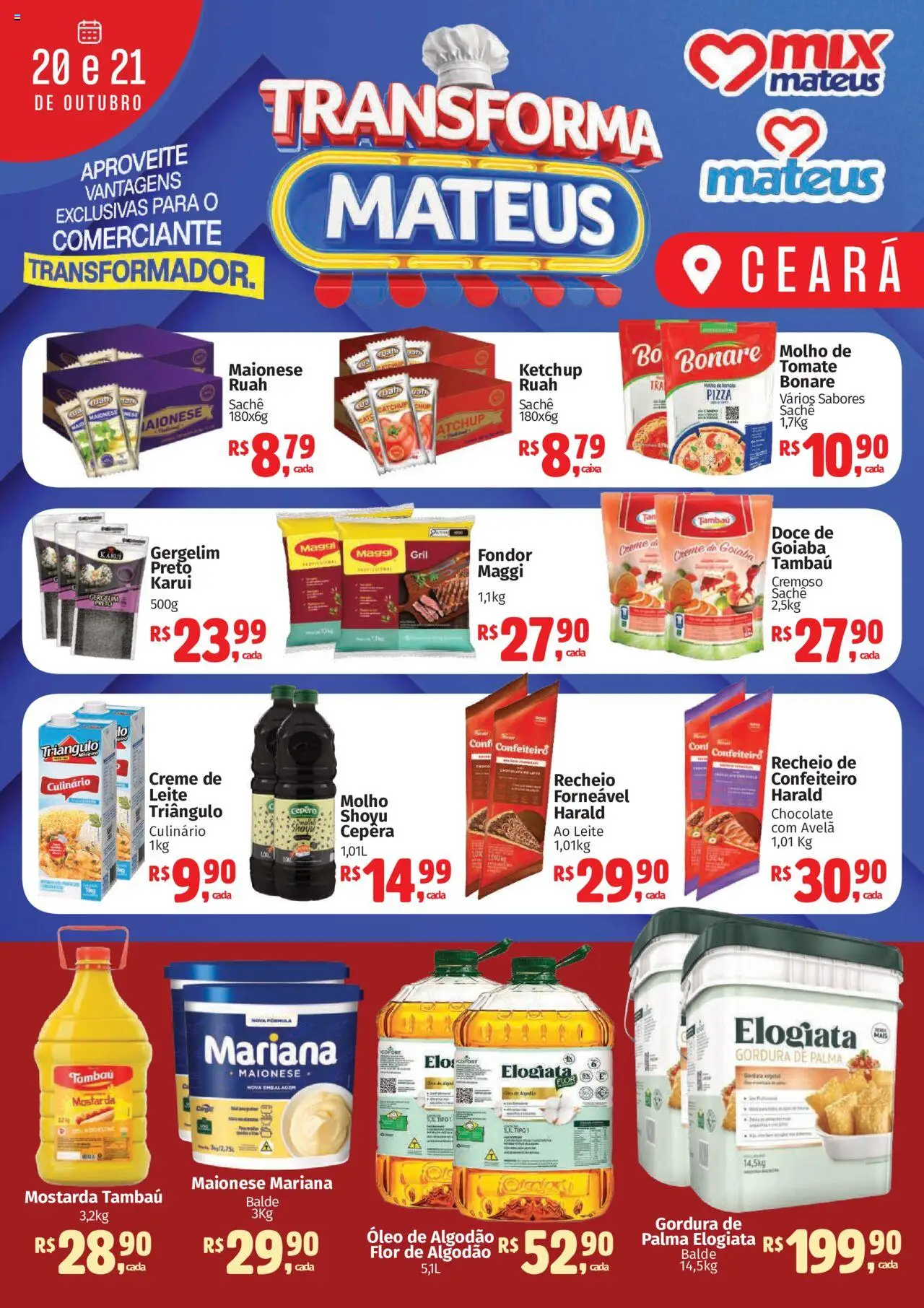 Mateus folheto "Ofertas Transforma Mateus" válido a partir de 20/10/2025 - número de página 1