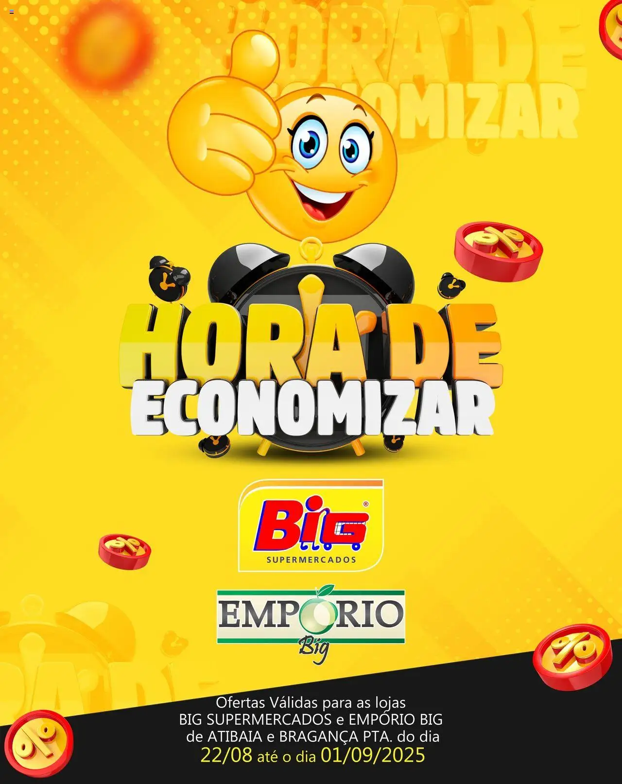 Big Supermercados folheto "Ofertas da semana" válido a partir de 22/08/2025 - número de página 1