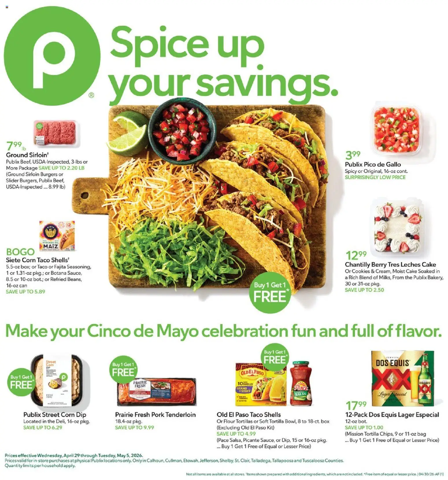 Ad Preview of Publix Publix Weekly Ad from 04/29/2026