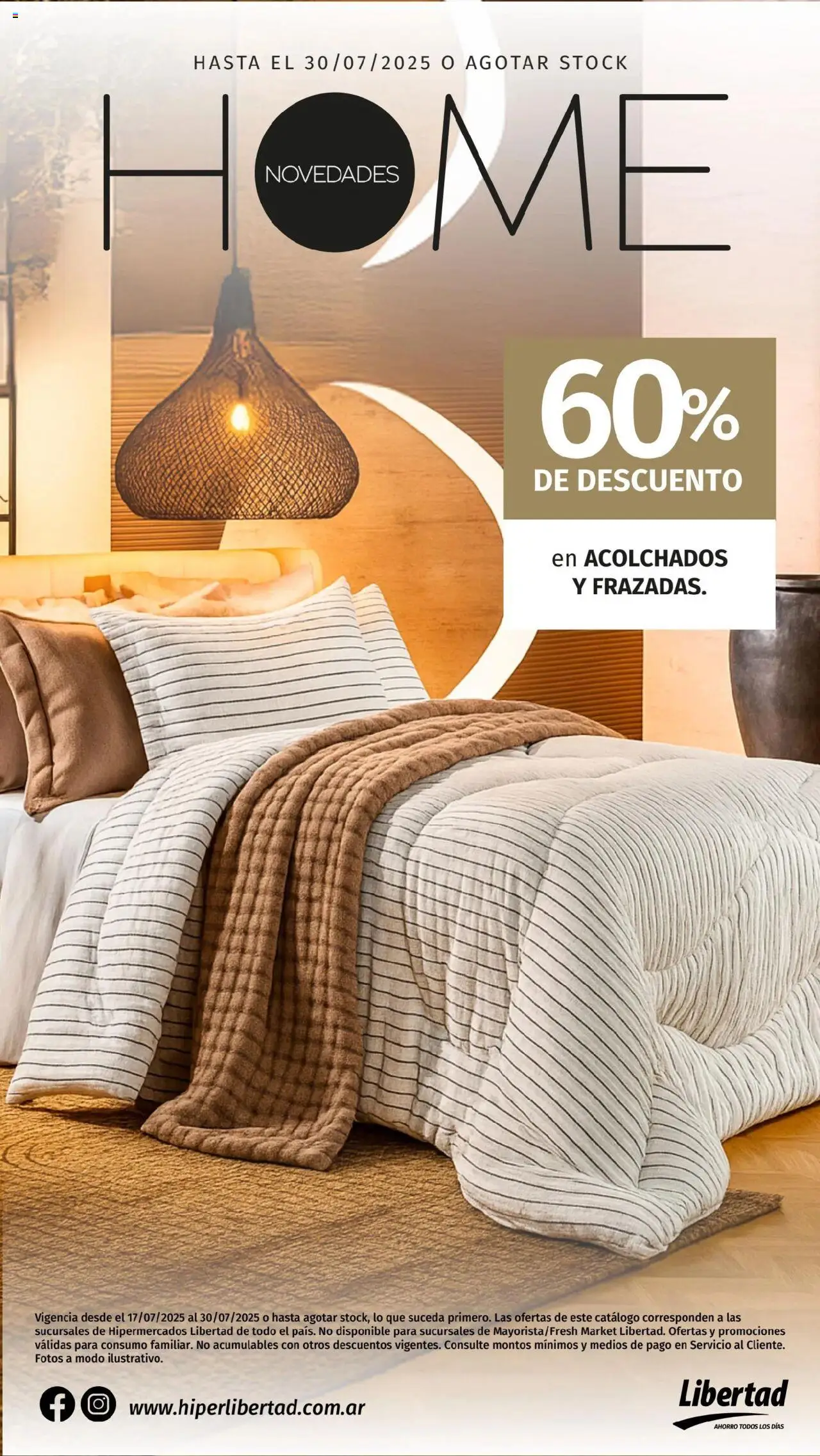 Hipermercado Libertad Novedades Home del 17/07/2025 Online