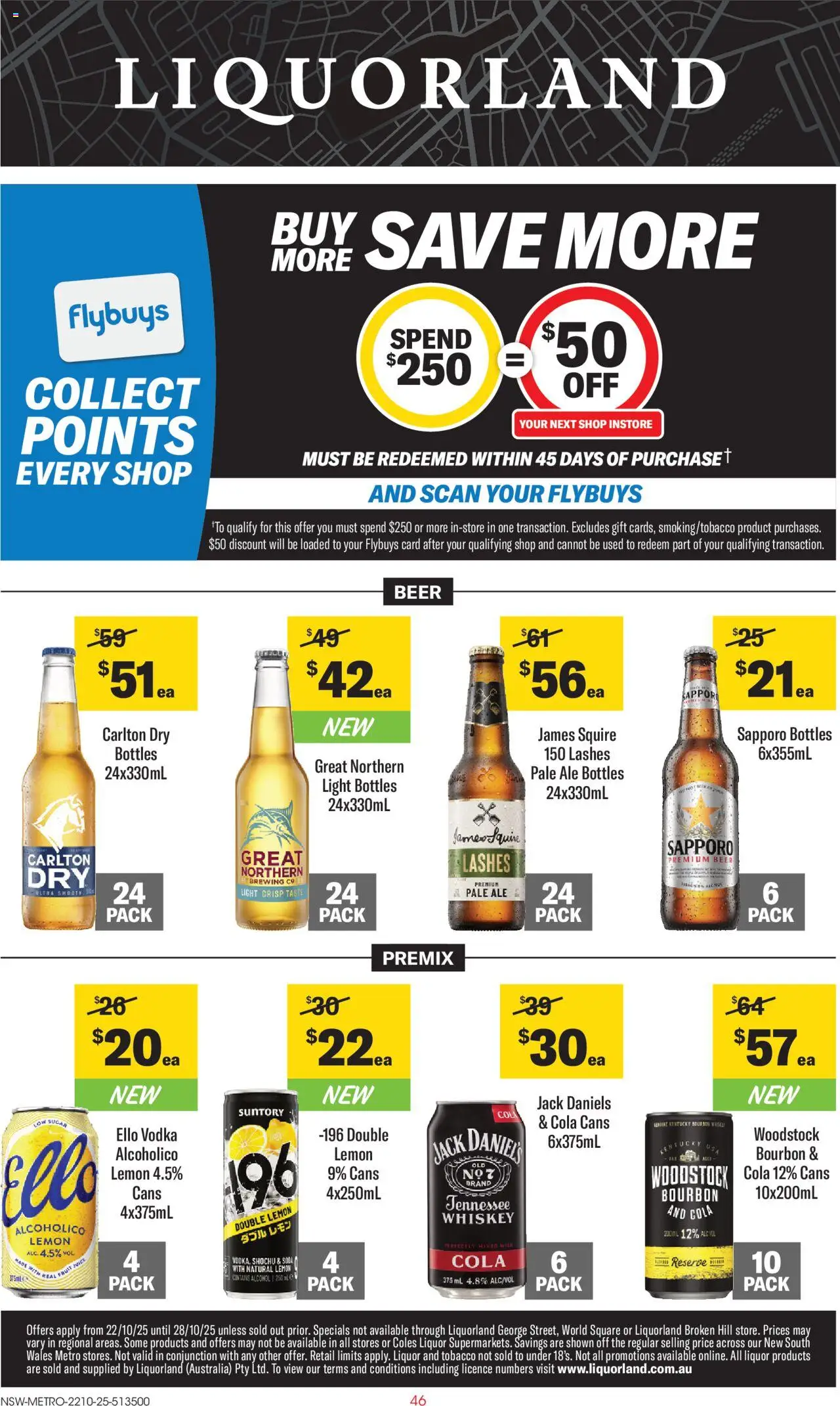 Liquorland catalogue valid from 22/10/2025 - page 1