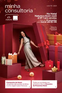 Pré-Visualização do folheto "Campanha 16: Minha Consultoria" da loja Avon válido a partir de 26/09/2025