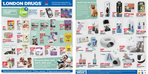 Preview of leaflet Pet Health Insert from shop London Drugs is valid from Sep 25, 2025