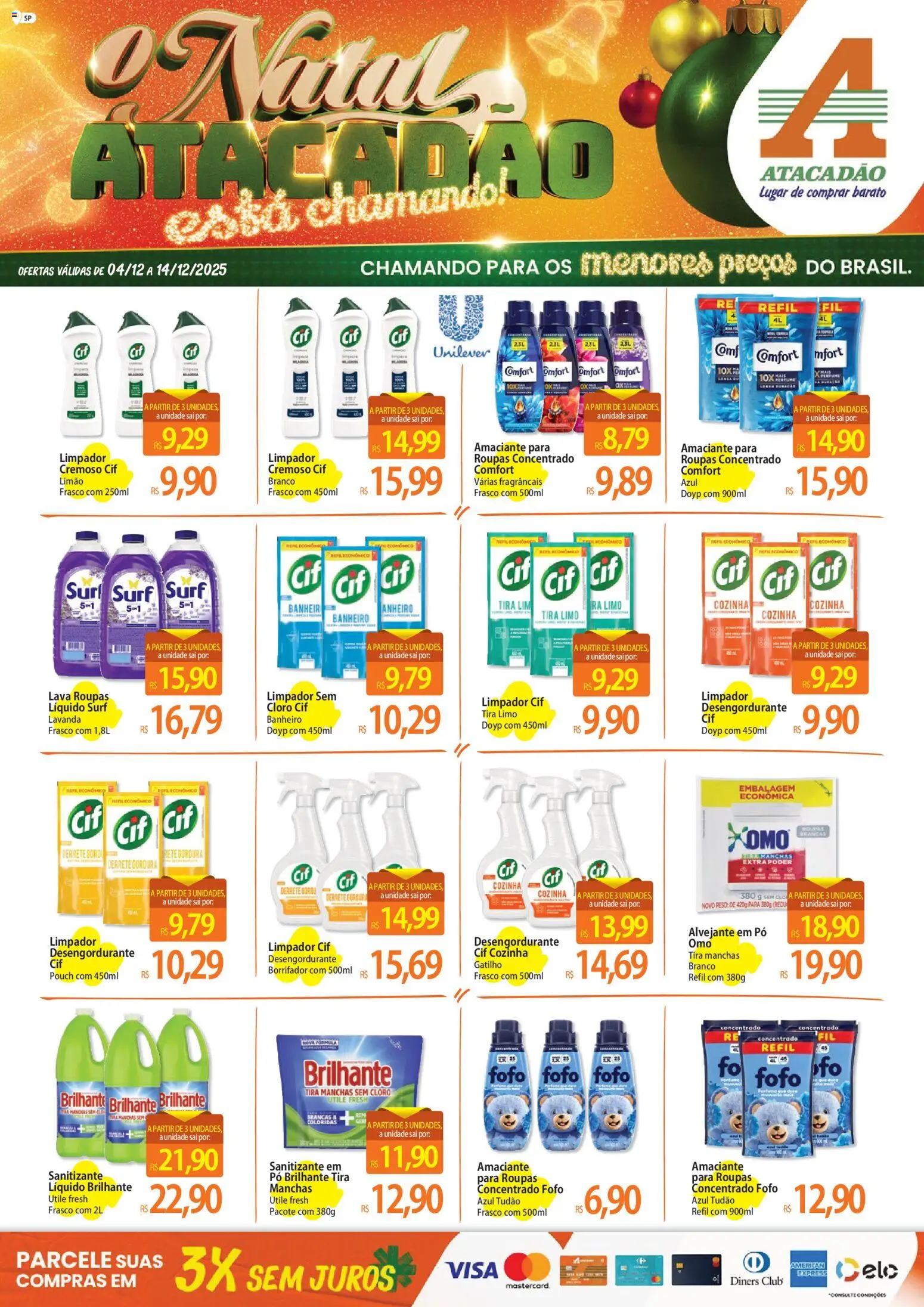 Pré-Visualização do folheto "Ofertas - SP" da loja Atacadão válido a partir de 04/12/2025