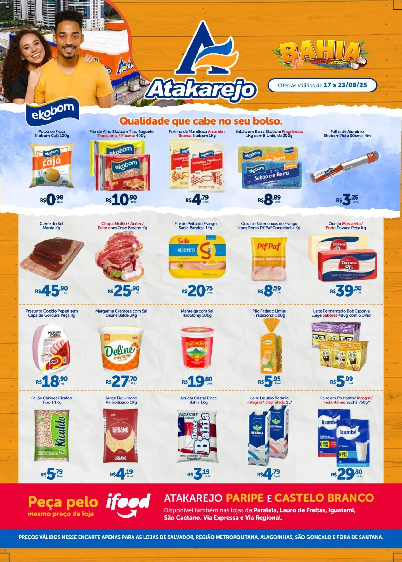 Atakarejo folheto "Encarte" válido a partir de 17/08/2025 - número de página 1