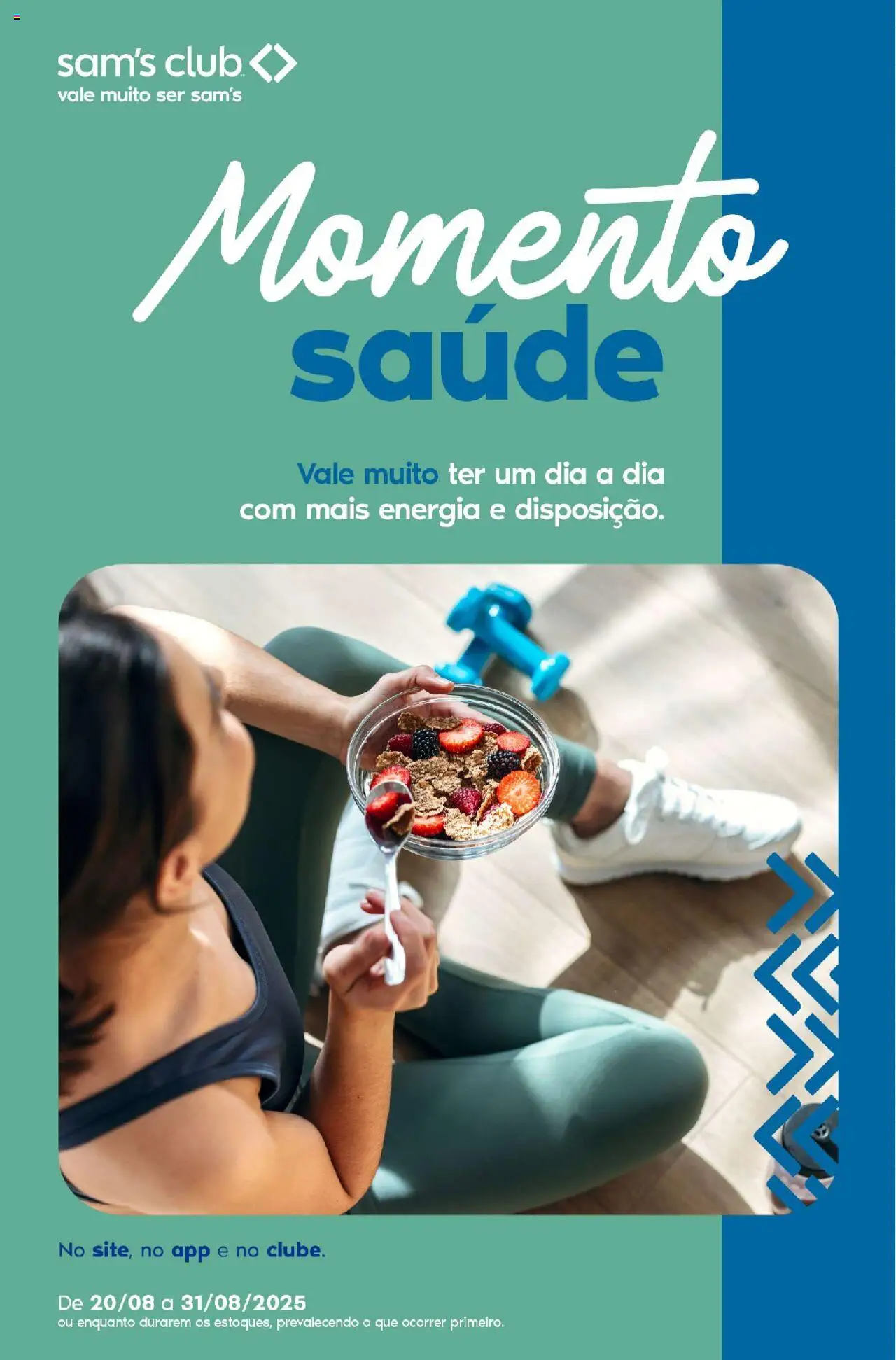 Sam's Club folheto "Ofertas Momento Saúde" válido a partir de 20/08/2025 - número de página 1