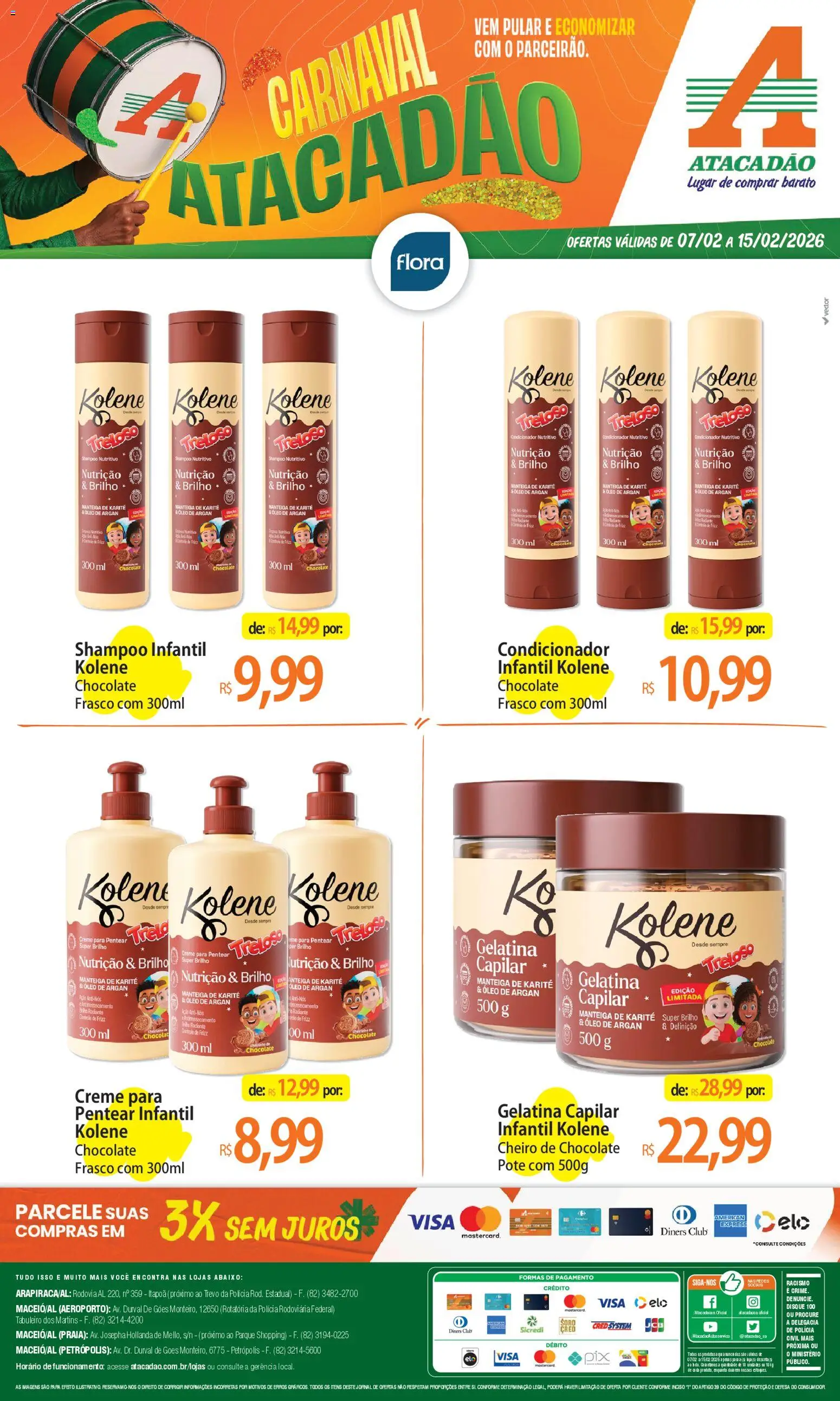 Pré-Visualização do folheto "Ofertas - AL" da loja Atacadão válido a partir de 07/02/2026