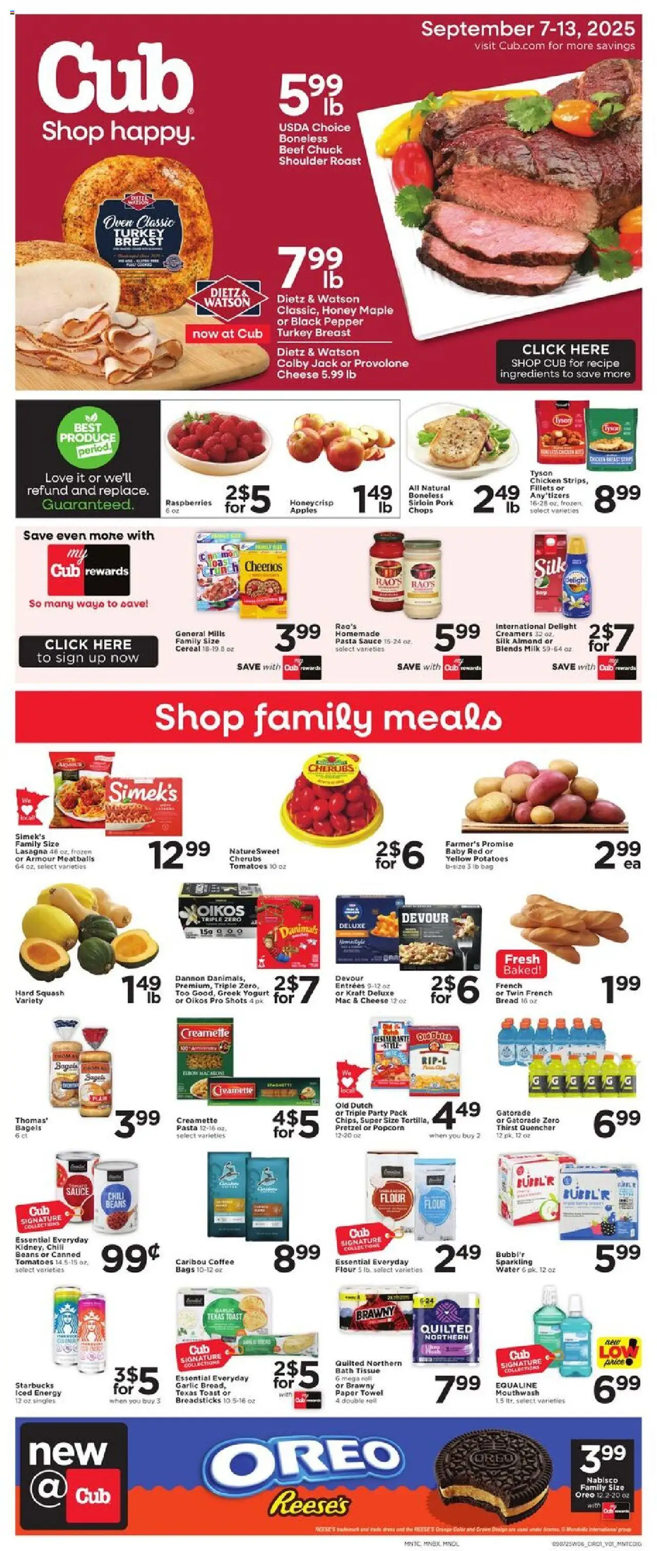 Cub Foods Weekly Ad from 09/07/2025 - Flyer - Page number 1