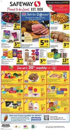 Ad Preview of Safeway Weekly Ad - CA from 07/30/2025