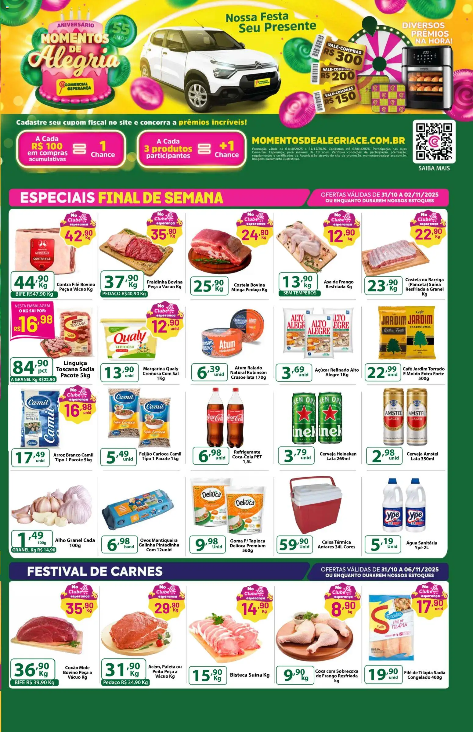 Pré-Visualização do folheto "Ofertas da semana" da loja Comercial Esperança válido a partir de 31/10/2025