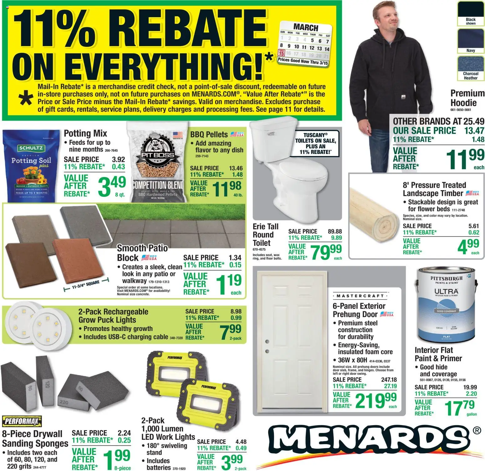 Ad Preview of Menards Menards Weekly Ad from 03/04/2026