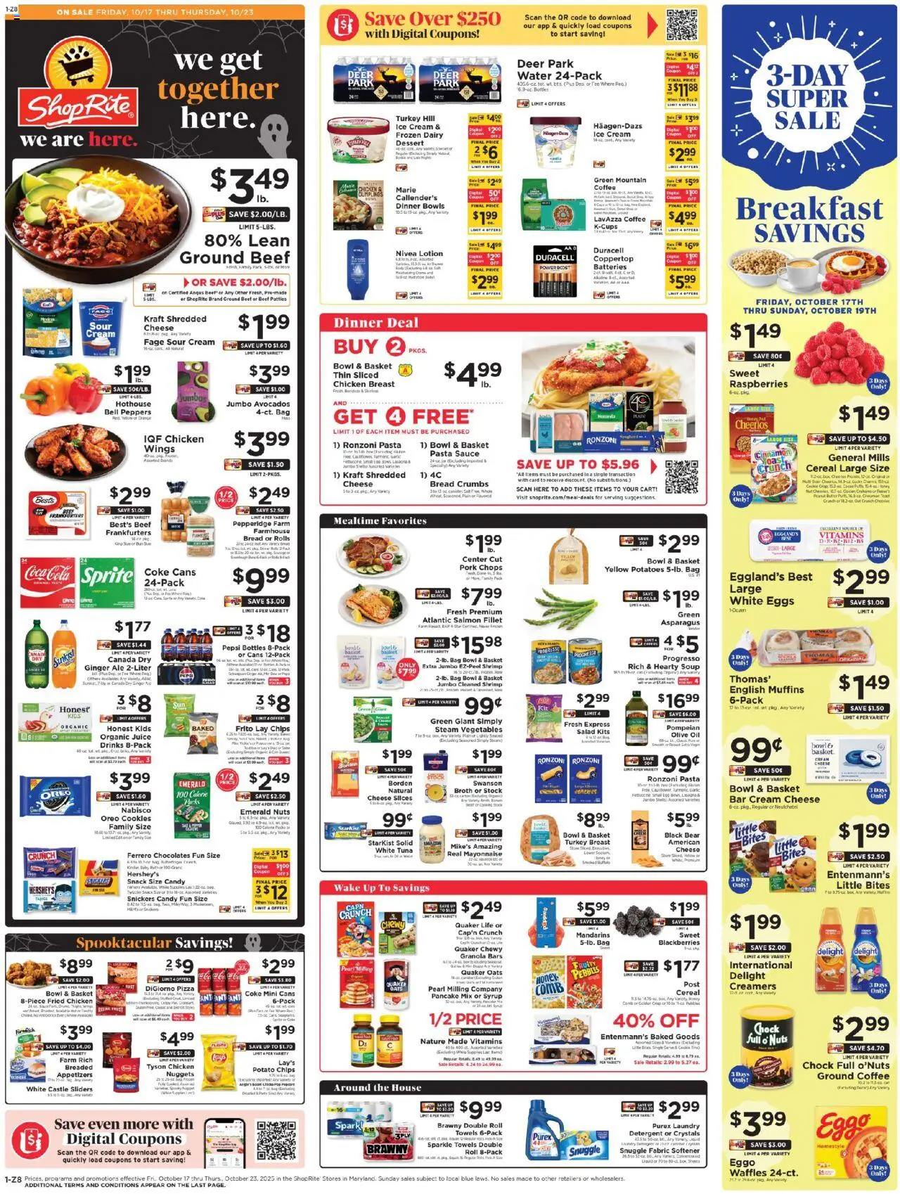 ShopRite Circular from 10/17/2025 >> Weekly Ad, flyer - Page number 1