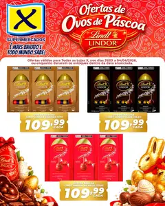 Pré-Visualização do folheto "X Supermercados ofertas Páscoa Com Sabor Premium" da loja X Supermercados válido a partir de 31/03/2026