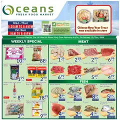 Un aperçu du dépliant Weekly Flyer - Brampton du magasin Oceans est valide à partir 6 févr. 2026