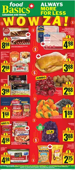 Preview of leaflet Ajax from shop Food Basics is valid from Feb 05, 2026