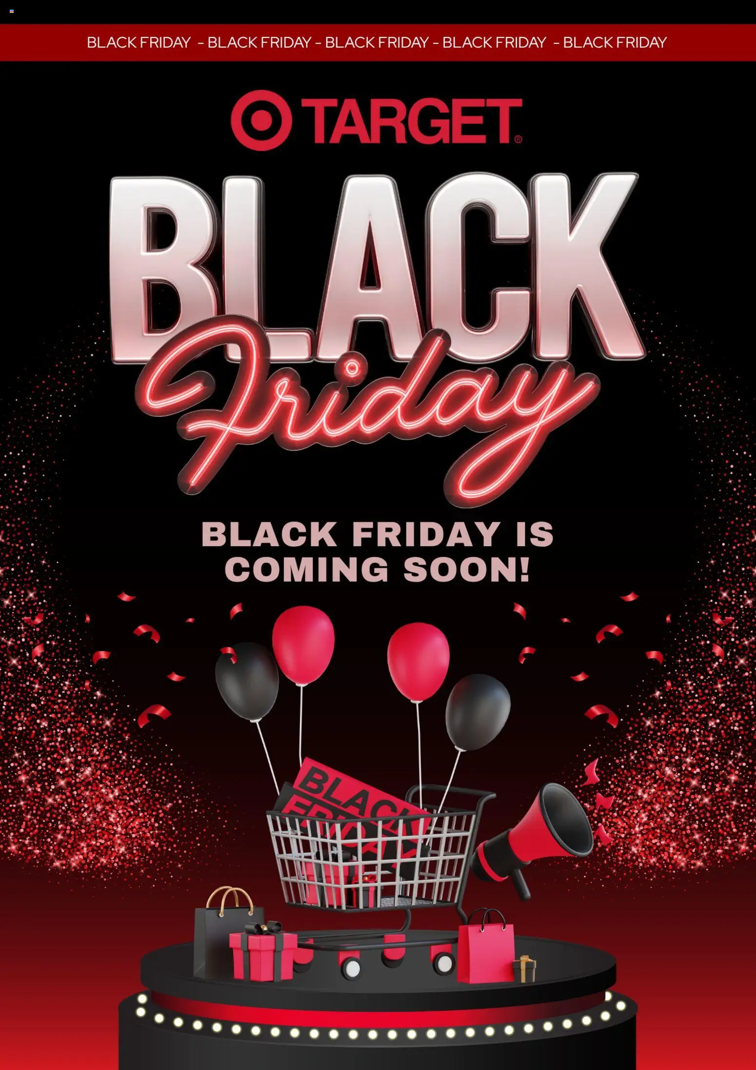 Vista previa las ofertas de la tienda Target - Black Friday aviso desde el 09/11/2025 