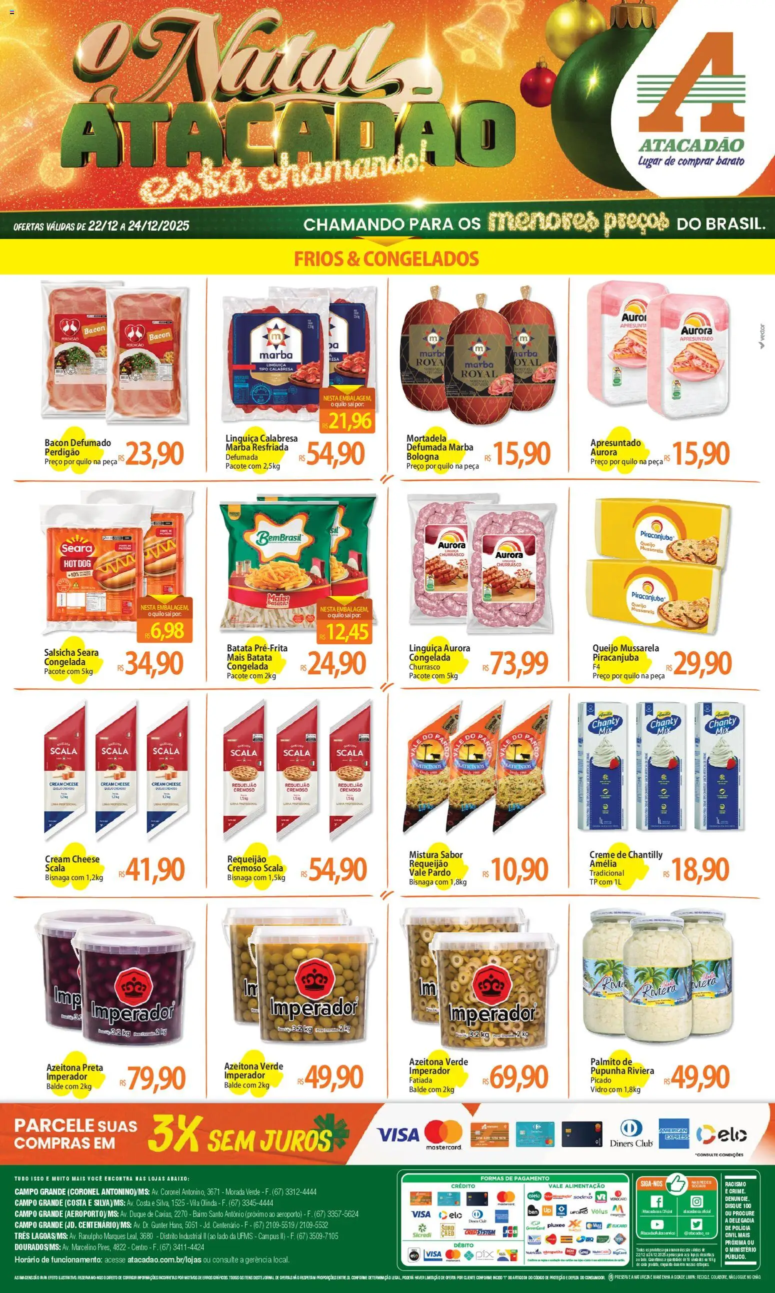 Pré-Visualização do folheto "Ofertas - MS" da loja Atacadão válido a partir de 22/12/2025