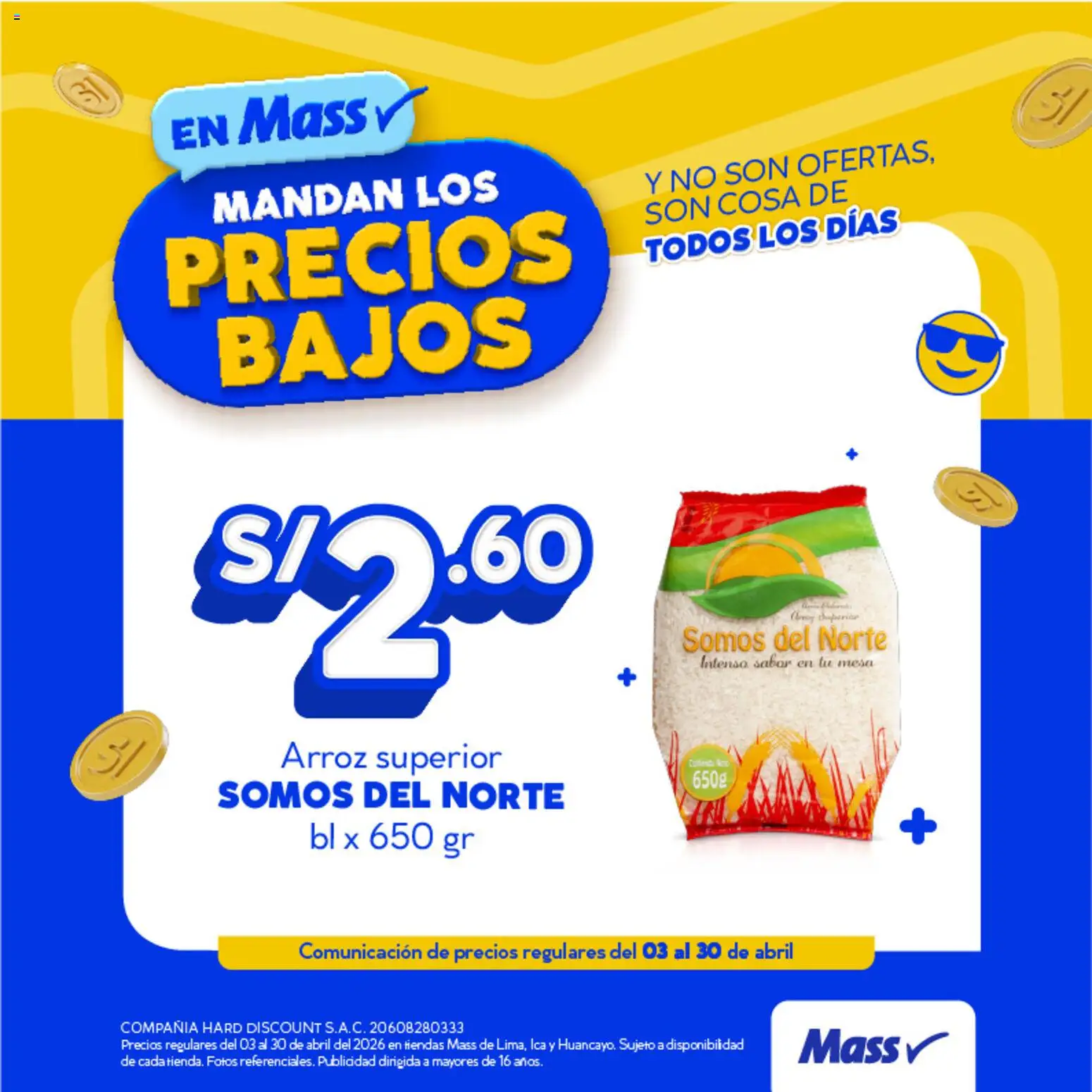 Vista previa de Mass - Precios Bajos de la tienda Mass válido desde 03/04/2026