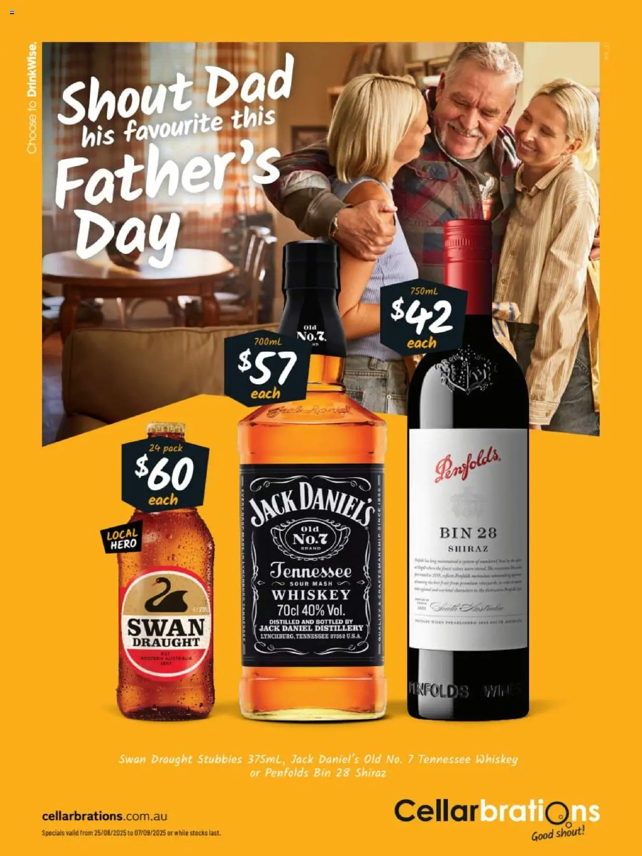 Cellarbrations catalogue valid from 25/08/2025 - page 1 - Whiskey, Jack Daniel’s