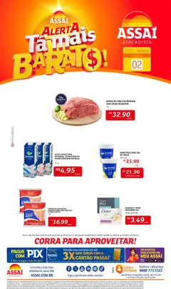 Pré-Visualização do folheto "Encarte - CE" da loja Assaí Atacadista válido a partir de 02/08/2025