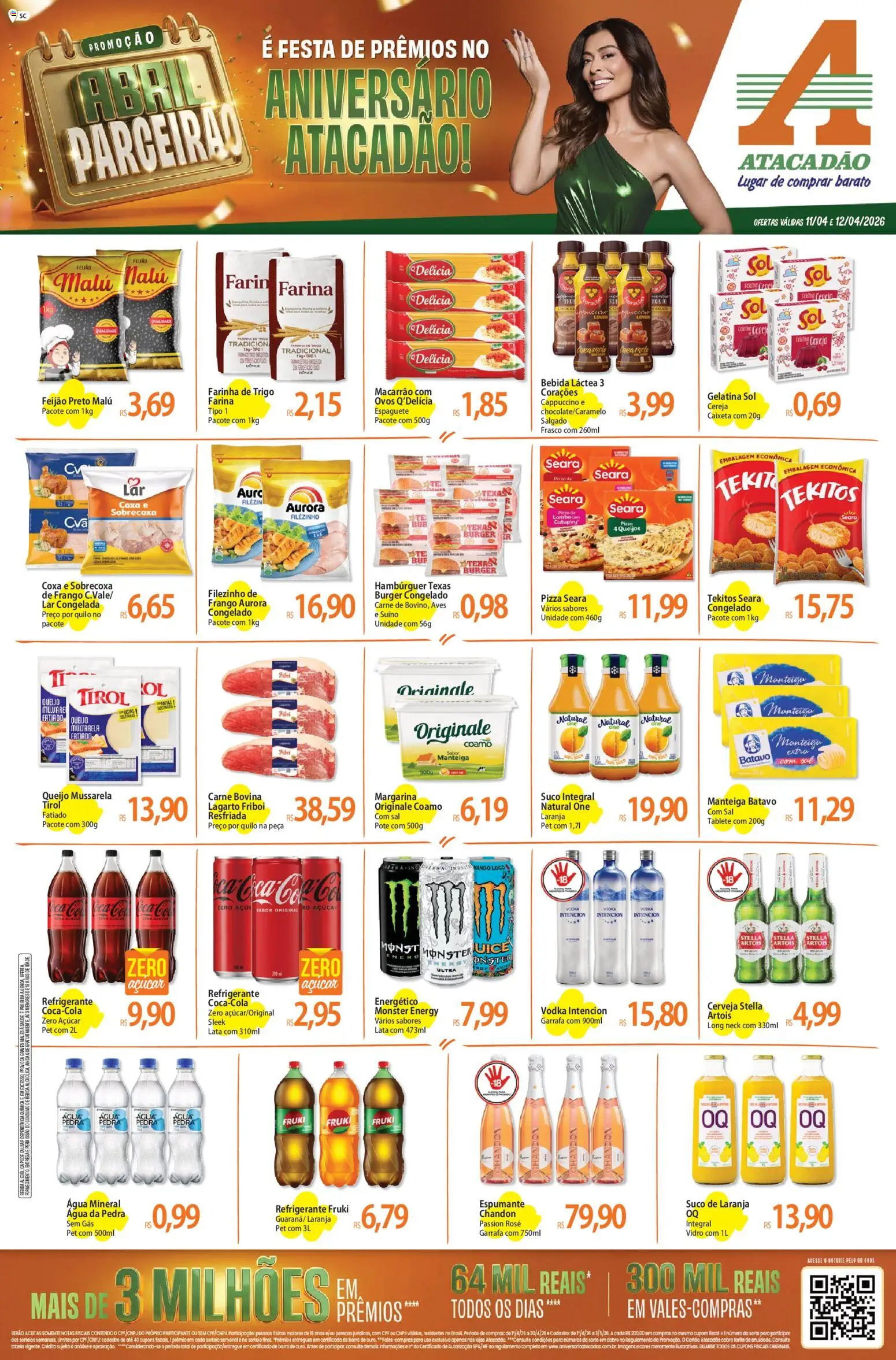 Pré-Visualização do folheto "Atacadão ofertas - SC" da loja Atacadão válido a partir de 11/04/2026