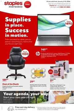Preview of leaflet Business Flyer from shop Staples is valid from Jan 02, 2026