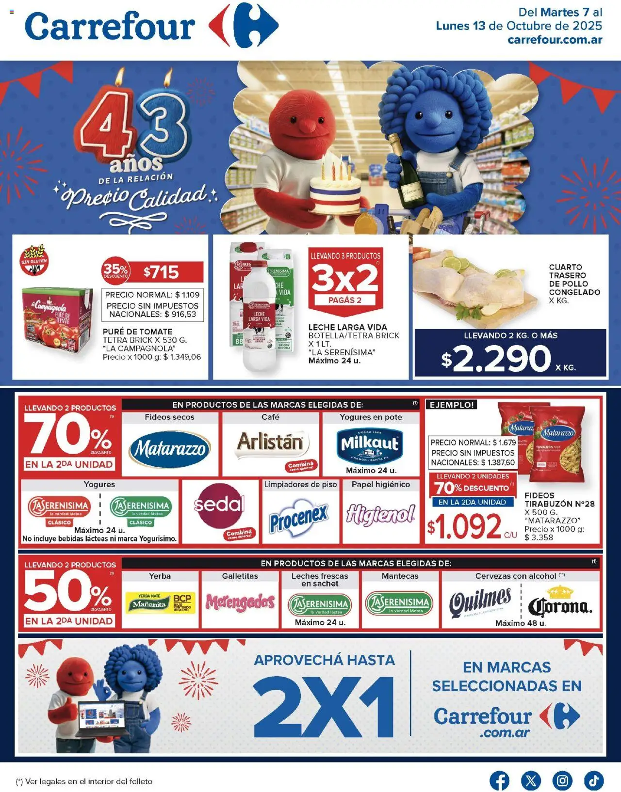 Carrefour Ofertas Corrientes del 07/10/2025 >> Catálogo