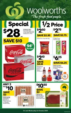 Preview of catalogue Weekly Specials Catalogue PT Hedland from shop Woolworths valid 01/10/2025