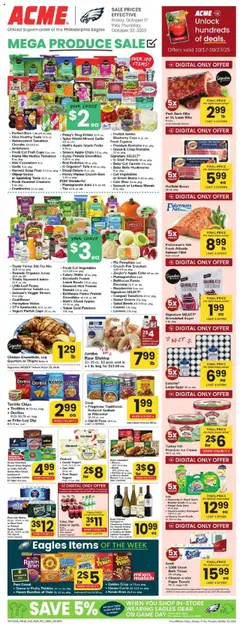 Ad Preview of Acme Weekly Ad - PA from 10/17/2025