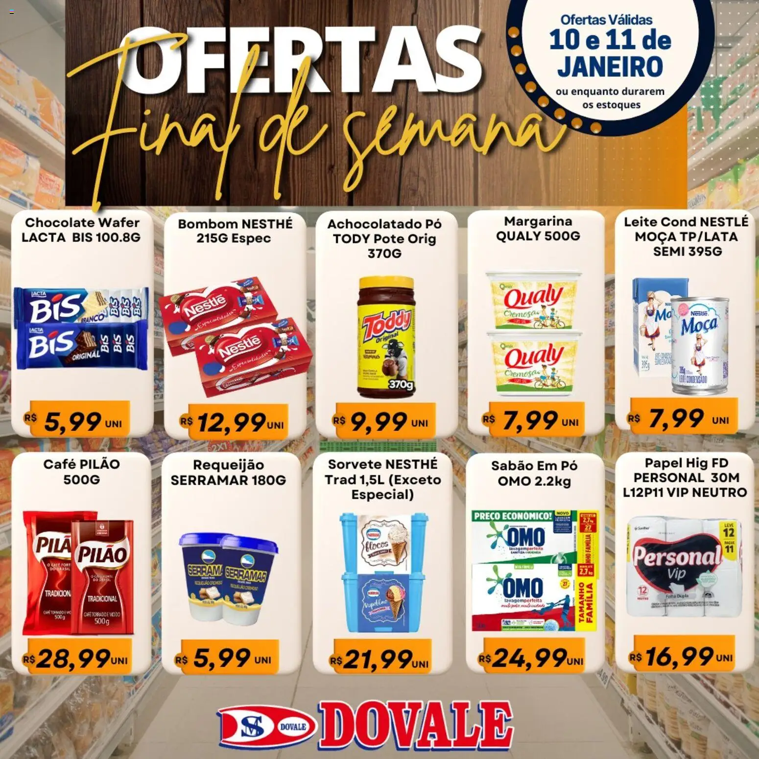 Pré-Visualização do folheto "Ofertas da semana" da loja Dovale válido a partir de 10/01/2026
