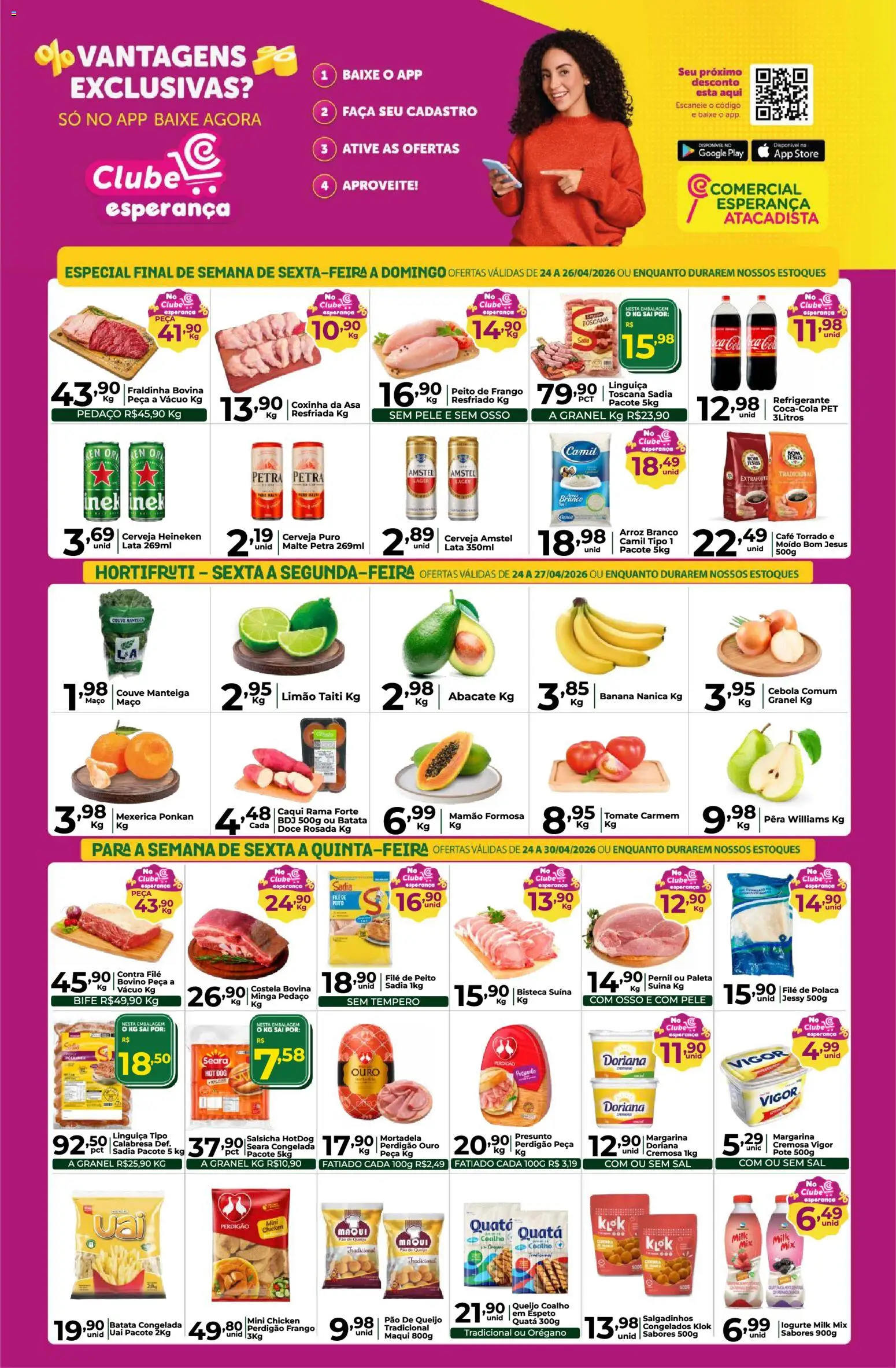 Pré-Visualização do folheto "Comercial Esperança - Ofertas da semana" da loja Comercial Esperança válido a partir de 24/04/2026