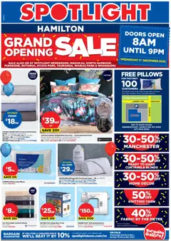 Preview of catalogue Catalogue from shop Spotlight valid 3 Dec 2025