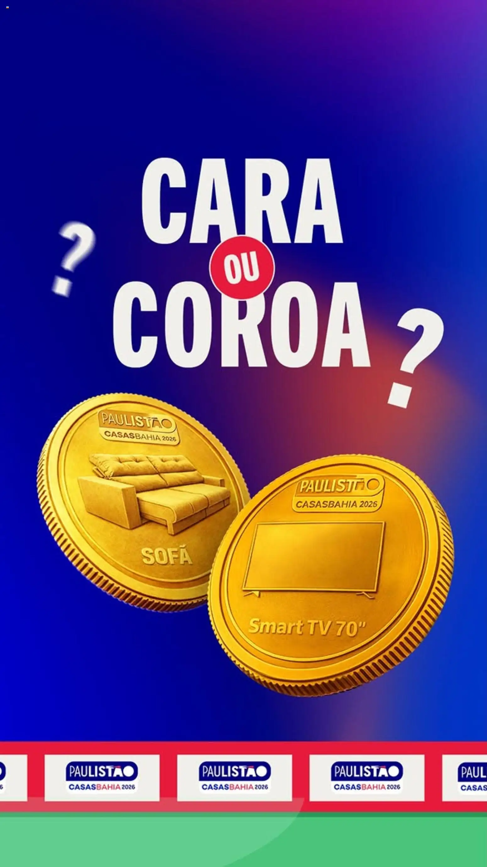 Pré-Visualização do folheto "Promoções" da loja Casas Bahia válido a partir de 19/02/2026