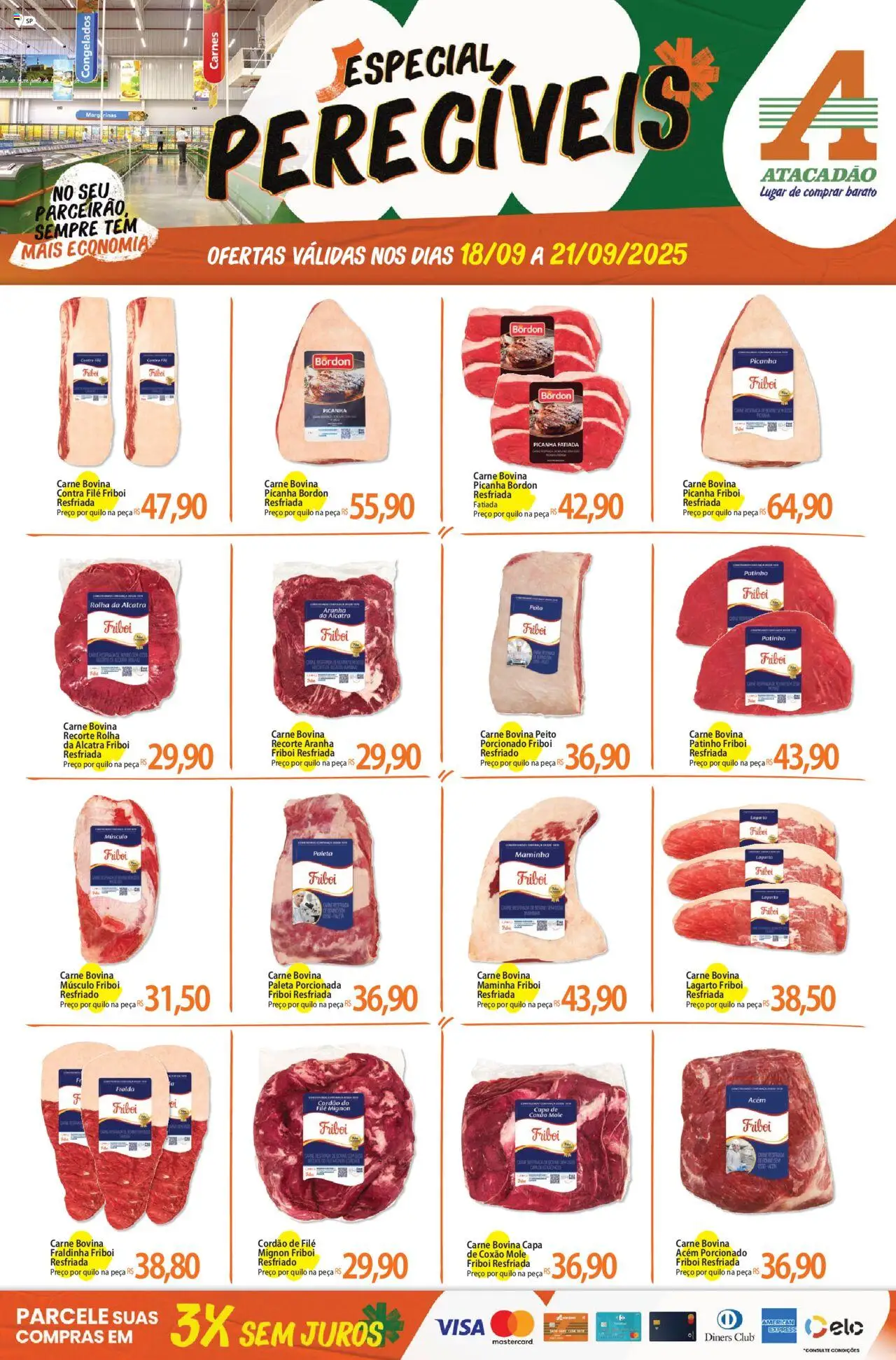 Atacadão folheto "Ofertas - SP" válido a partir de 18/09/2025 - número de página 1